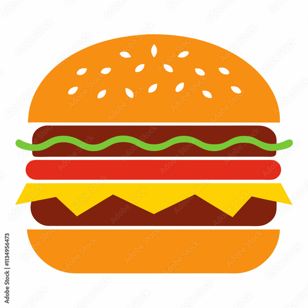 hamburger isolated on white hamburger isolated on white