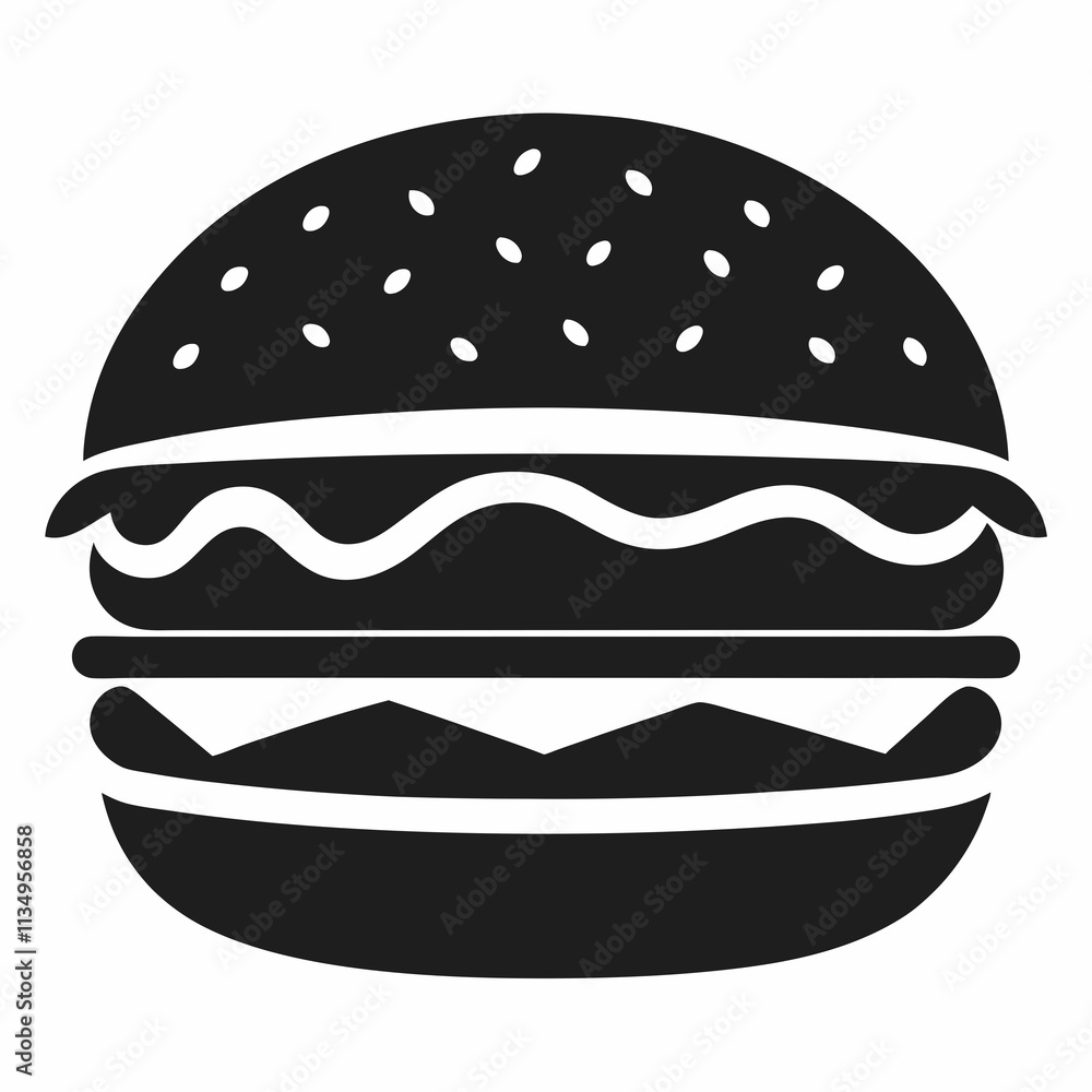 hamburger isolated on white hamburger isolated on white