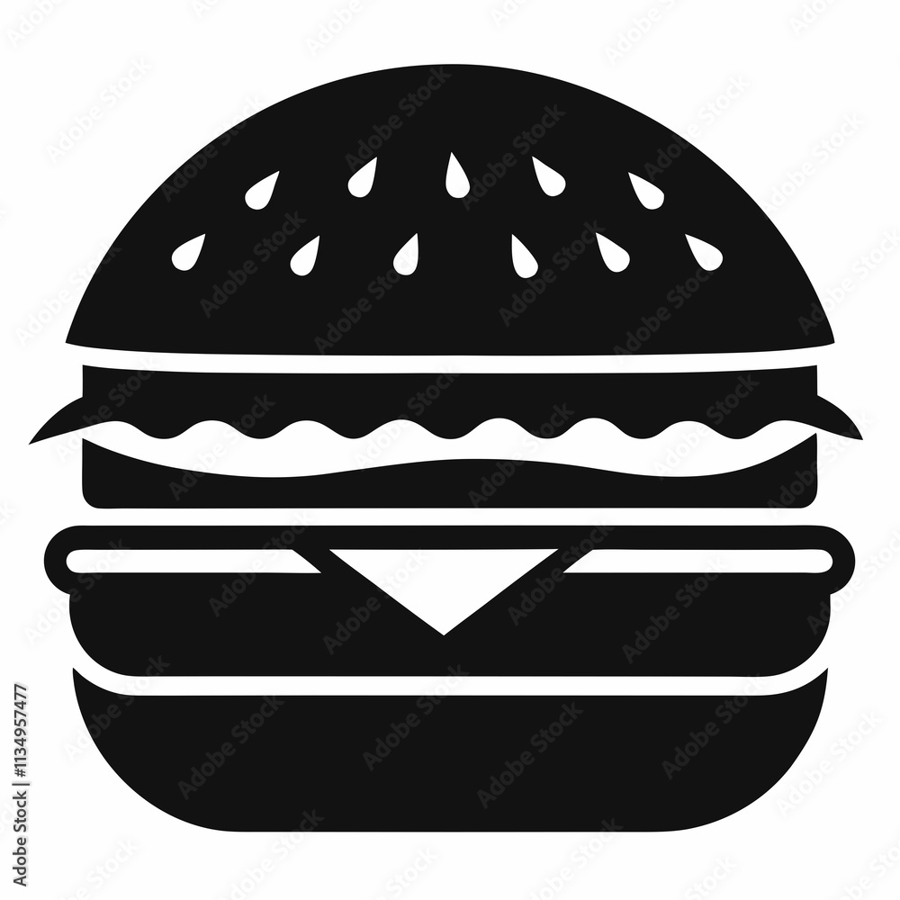 hamburger isolated on white hamburger isolated on white