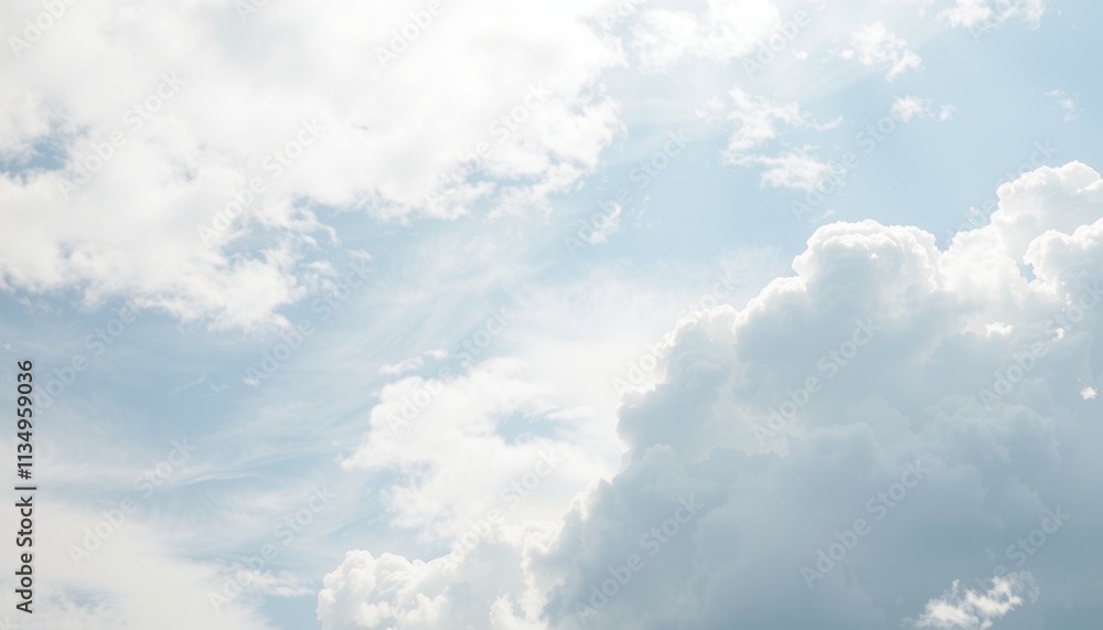 Obraz premium blue sky with clouds