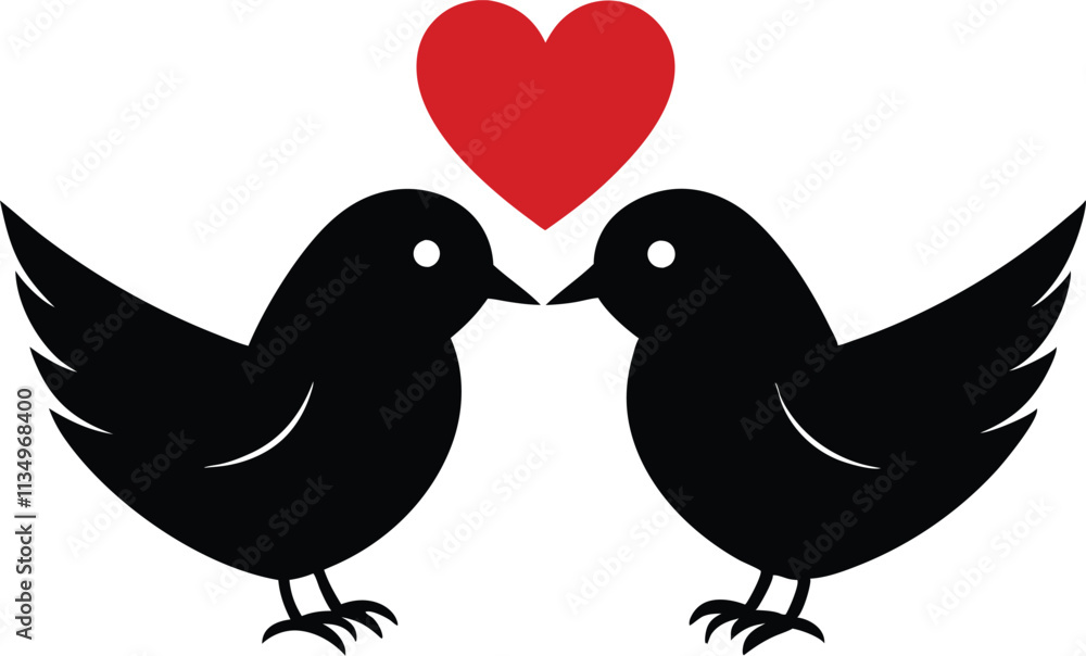 Two heart-warming birds for Valentine's Day special. Two heart-warming birds for Valentine's Day special.