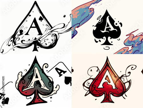 Ace pf spades Tattoo idea sketch