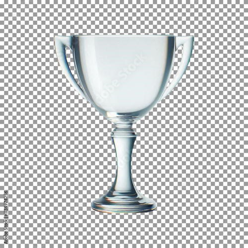 Classic Trophy Cup for Honoring Excellence and Performance on transparent background, png, psd
