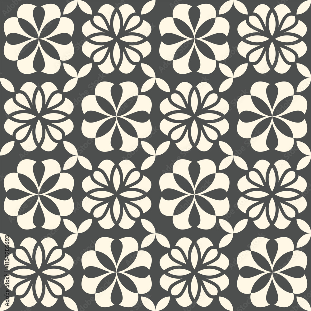 Abstract floral seamless pattern. Modern stylish texture repeating. Vector background. Abstract floral seamless pattern. Modern stylish texture repeating. Vector background.