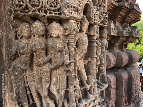 Sun Temple of Modhera gujrat | sun temple | modhera mahesana | Indian ancient sculptures | Heritage Sites of India	
 photo