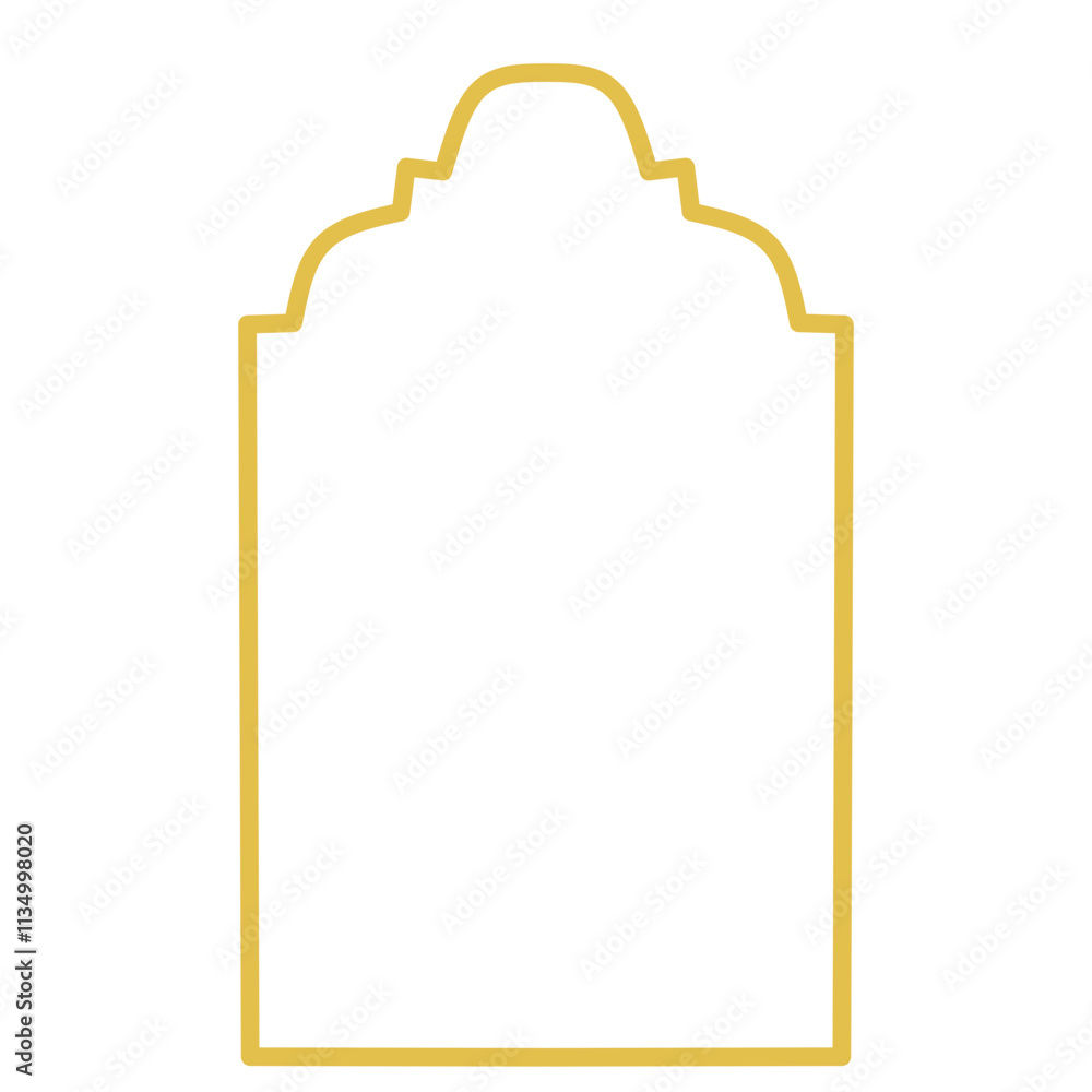 Ramadan gold Frames . Vector Islam Shapes Elements. Arabic Arch Door and Windows In Minimal Outline Style for Labels Logo Banner Templates Ramadan gold Frames . Vector Islam Shapes Elements. Arabic Arch Door and Windows In Minimal Outline Style for Labels Logo Banner Templates