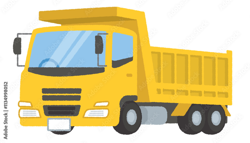 ダンプカーのイラスト ダンプカーのイラスト