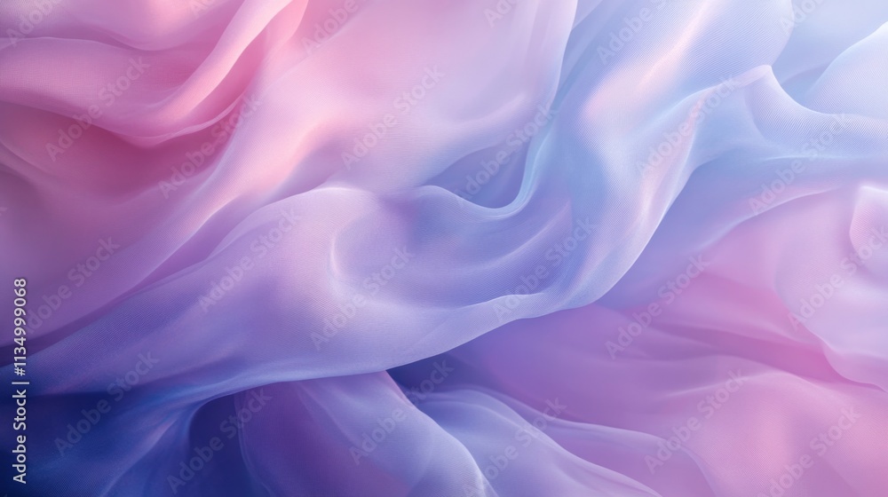 Fototapeta premium Delicate Pastel Fabric Gradient Background