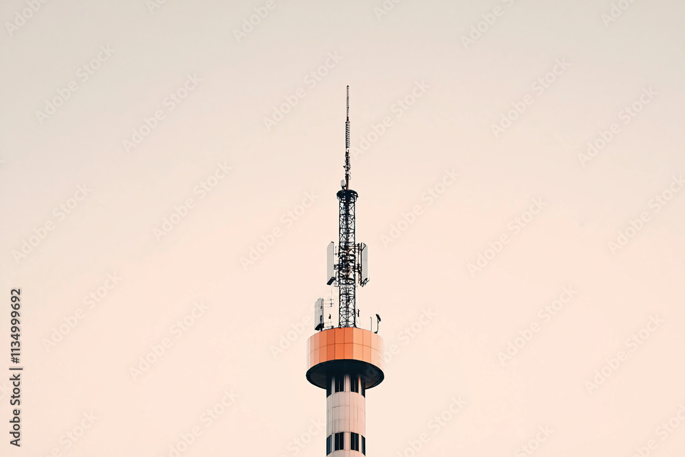 towering telecommunication antenna towering telecommunication antenna