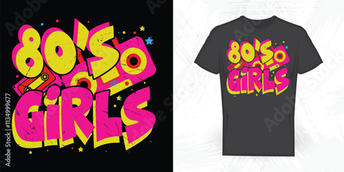 Funny Old School Hip Hop Vintage Cassette Music Mixtape T-shirt Design