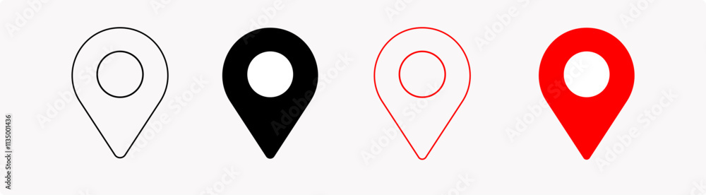 location symbol location button, vector, gps, illustration location symbol location button, vector, gps, illustration