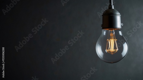 Obraz na płótnie light bulb , AI Generated. w salonie