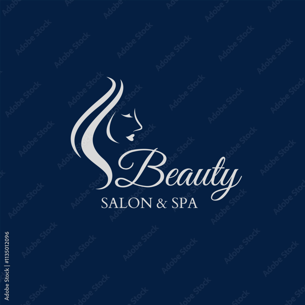 beauty salon and spa logo design beauty salon and spa logo design