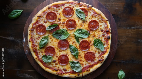 romantic valentine's day pizza with crispy crust and melted cheese