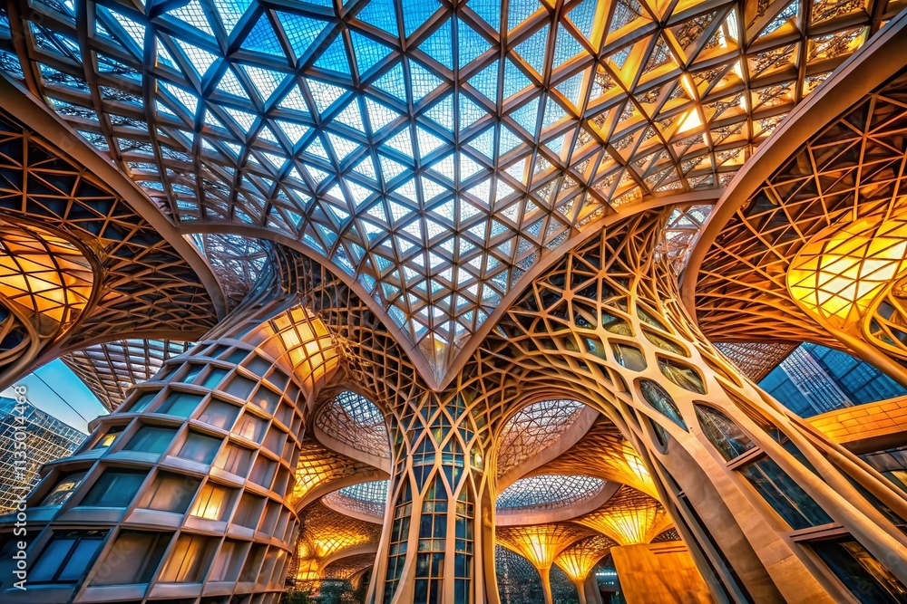 Intricate Architectural Photography Showcasing a Set of Cellular Parts, Featuring Unique Patterns, Textures, and Structures in a Modern Urban Setting Intricate Architectural Photography Showcasing a Set of Cellular Parts, Featuring Unique Patterns, Textures, and Structures in a Modern Urban Setting