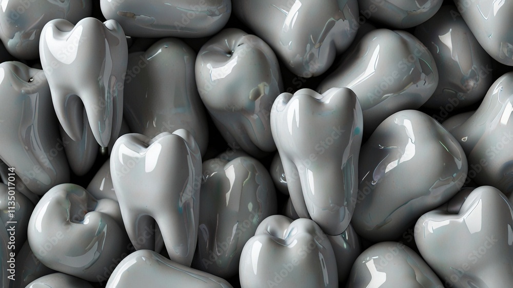 Obraz premium 3D Tooth Isolated