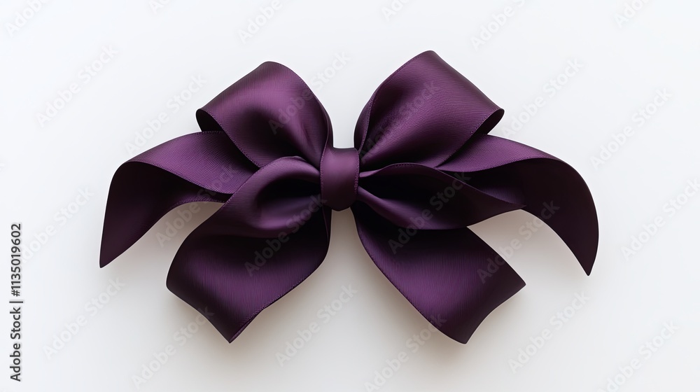 Elegant purple gift bow decoration Elegant purple gift bow decoration