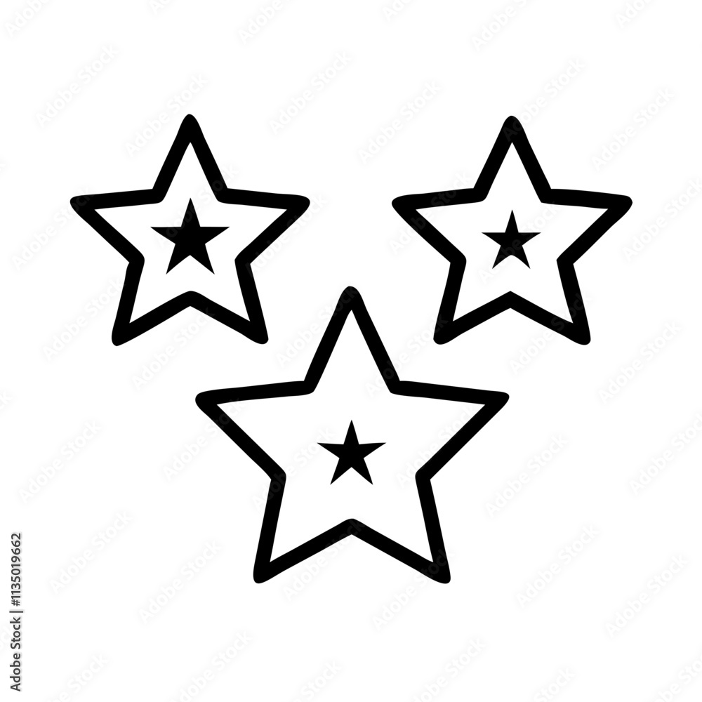 red white and blue stars icon, independence day line art, independence icon - simple black line art icon of red white and blue stars, for independence day celebrations. independence vector art. red white and blue stars icon, independence day line art, independence icon - simple black line art icon of red white and blue stars, for independence day celebrations. independence vector art.