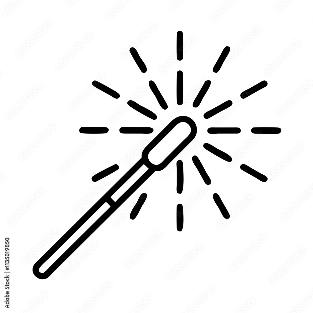 sparkler icon, independence day line art, independence icon - simple black line art icon of sparkler, for independence day celebrations. independence vector art. sparkler icon, independence day line art, independence icon - simple black line art icon of sparkler, for independence day celebrations. independence vector art.