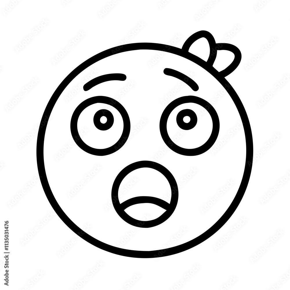 mind blown icon, emoji day line art, emoji icon - simple black line art icon of mind blown, symbolizing emoji day topic celebrations. emoji vector art. mind blown icon, emoji day line art, emoji icon - simple black line art icon of mind blown, symbolizing emoji day topic celebrations. emoji vector art.