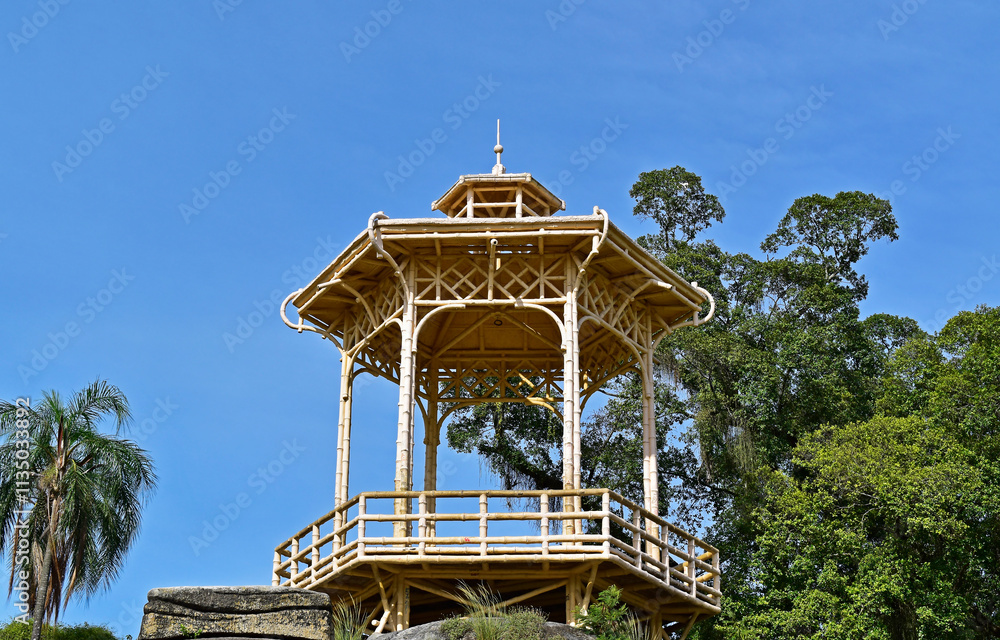Chinese pagoda on Quinta da Boa Vista, Rio de Janeiro, Brazil