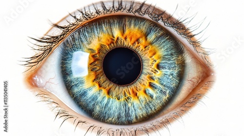 Stunning Realistic Human Eye with Vivid Colors and Detail
