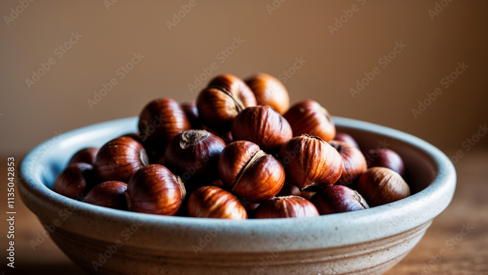 Obraz premium Discover hazelnut images for snacks, baking, and creative food designs. Perfect for healthy recipes and nut-based projects.