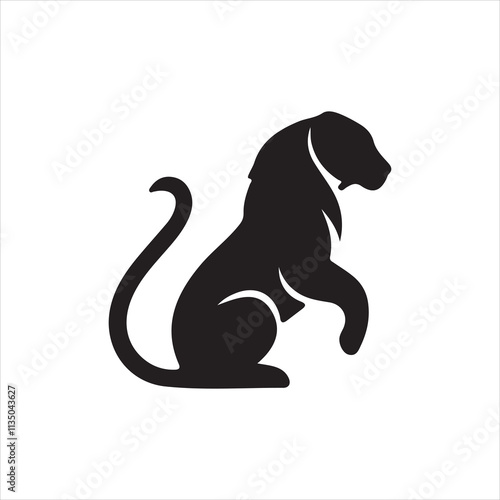 lion black silhouette