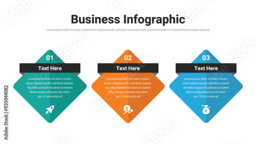 Business infographic presentation layout fully editable.