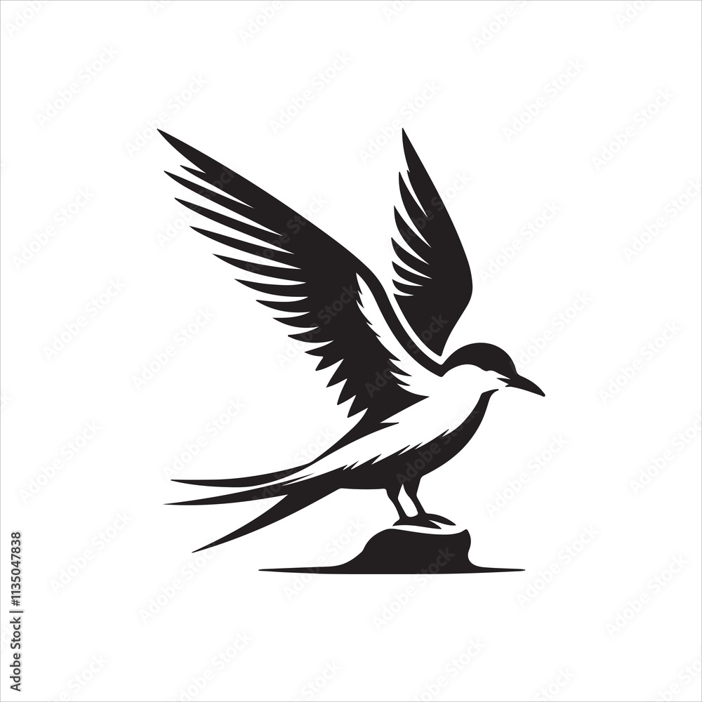 Obraz premium bird silhouette vector