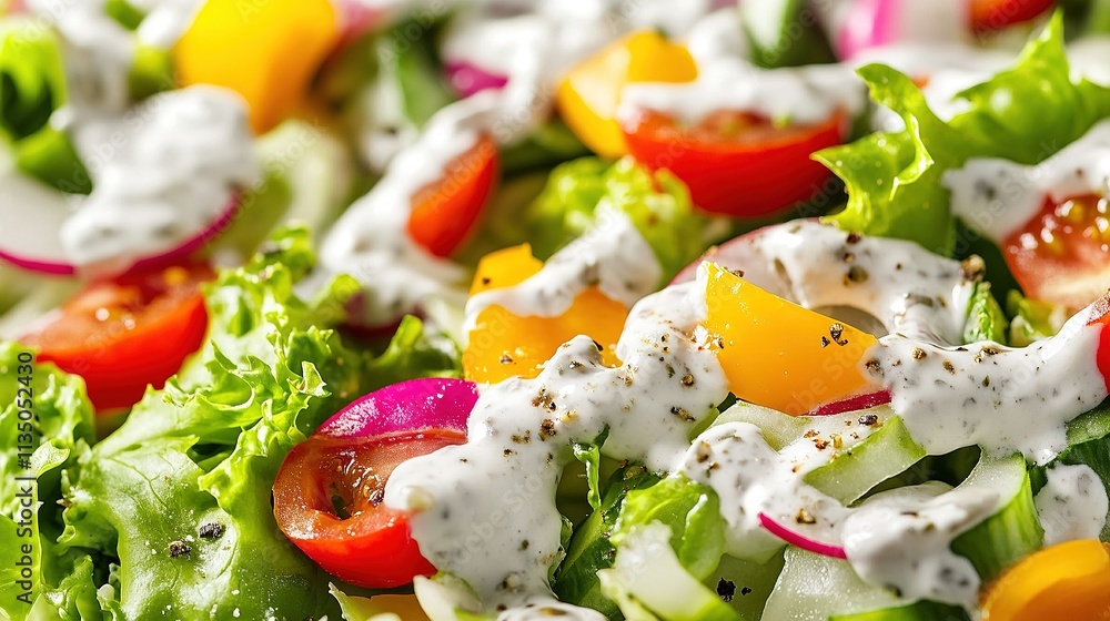 Ensalada rusa showing vibrant textures and creamy dressing. Ensalada rusa showing vibrant textures and creamy dressing.