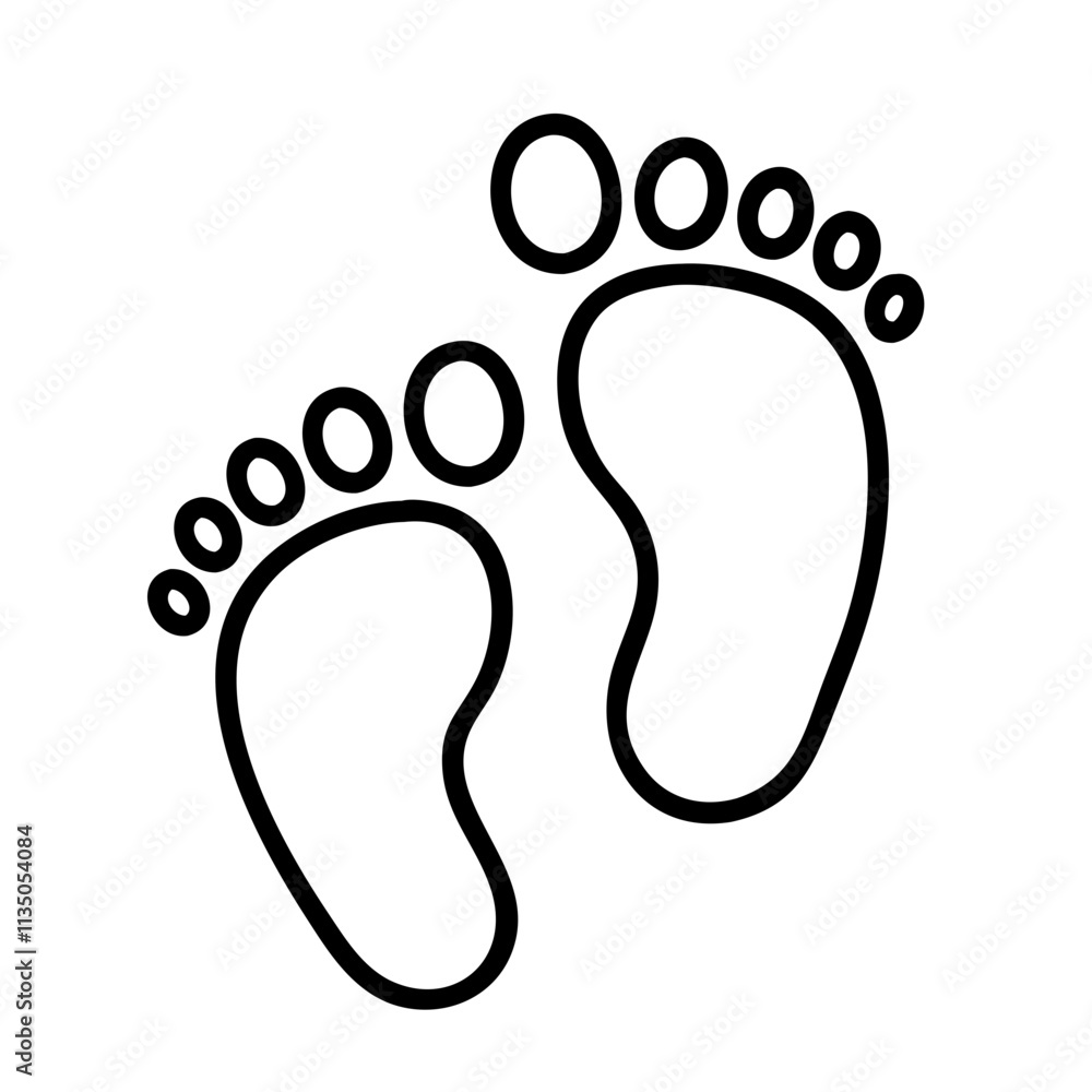 father and baby footprints icon, father’s day line art, father icon - simple black line art icon of father and baby footprints, for father’s day celebrations. father vector art. father and baby footprints icon, father’s day line art, father icon - simple black line art icon of father and baby footprints, for father’s day celebrations. father vector art.