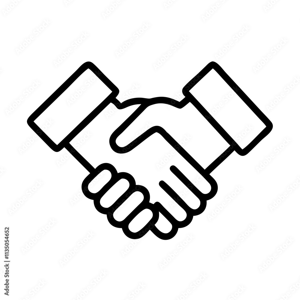 handshake icon, father’s day line art, father icon - simple black line art icon of handshake, for father’s day celebrations. father vector art. handshake icon, father’s day line art, father icon - simple black line art icon of handshake, for father’s day celebrations. father vector art.