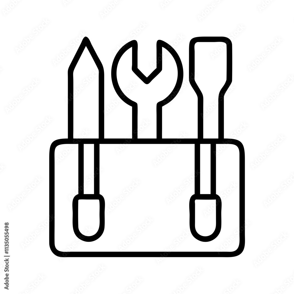 toolset icon, father’s day line art, father icon - simple black line art icon of toolset, for father’s day celebrations. father vector art. toolset icon, father’s day line art, father icon - simple black line art icon of toolset, for father’s day celebrations. father vector art.