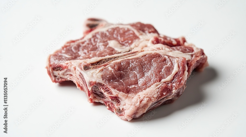 Close-up of mechoui showing tender, juicy lamb and crispy skin. Close-up of mechoui showing tender, juicy lamb and crispy skin.