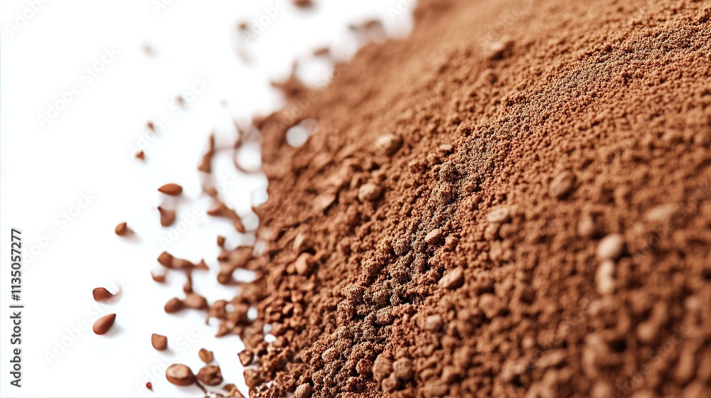 Close-up of melange coffee showing frothy texture and rich color. Close-up of melange coffee showing frothy texture and rich color.