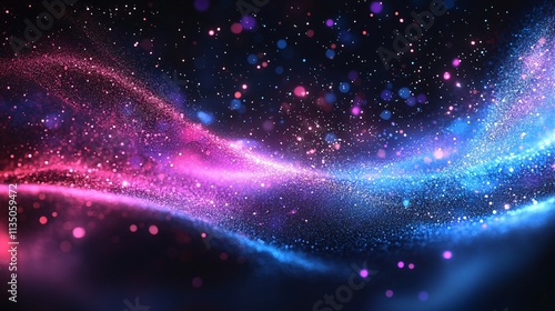 Wallpaper Mural Abstract Pink Blue Glitter Sparkles Background Torontodigital.ca