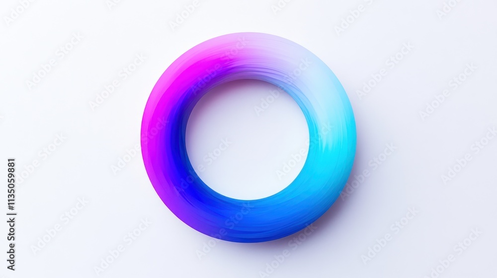 Abstract Colorful Ring Gradient Design Illustration Abstract Colorful Ring Gradient Design Illustration