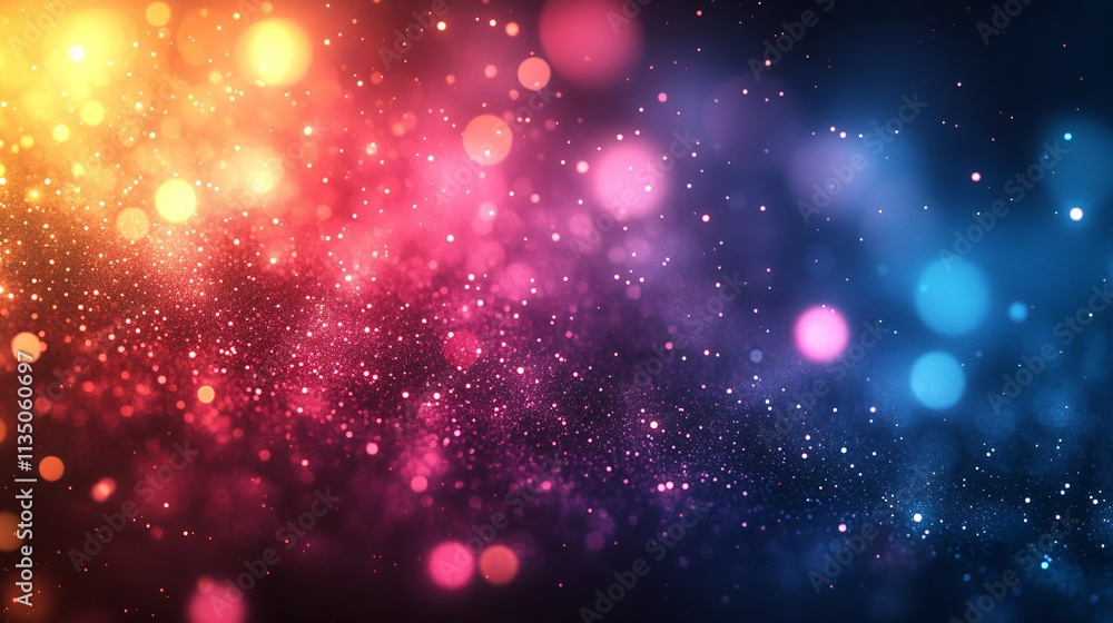 Colorful Bokeh Lights Sparkles Background Colorful Bokeh Lights Sparkles Background