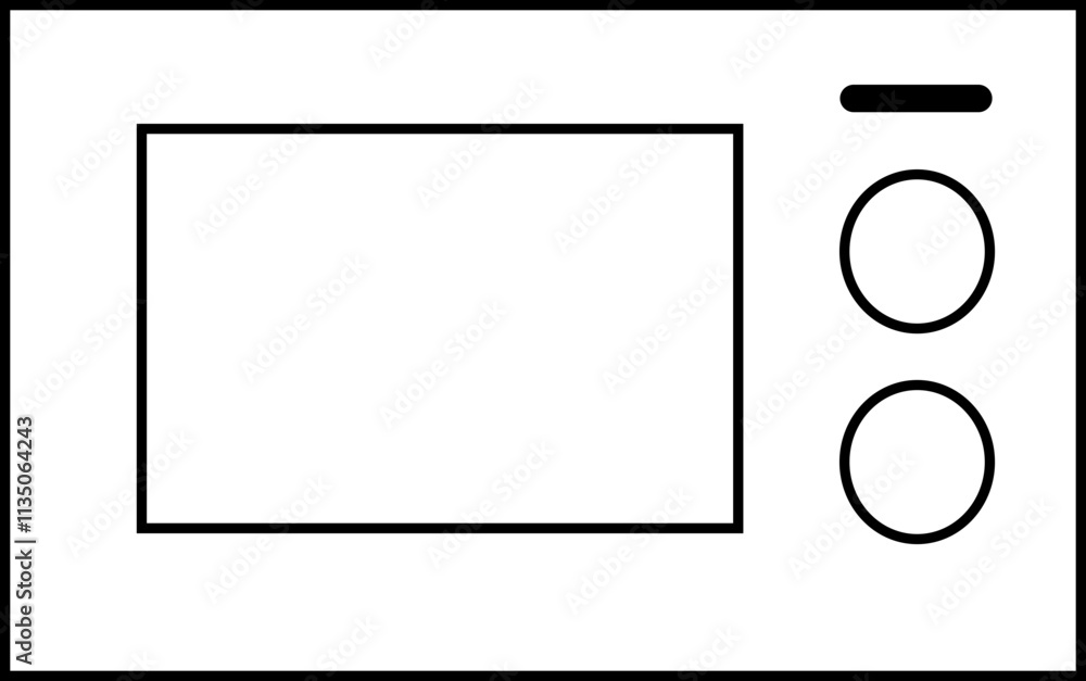 Editable Stroke Vector Icon of Home Appliance Editable Stroke Vector Icon of Home Appliance