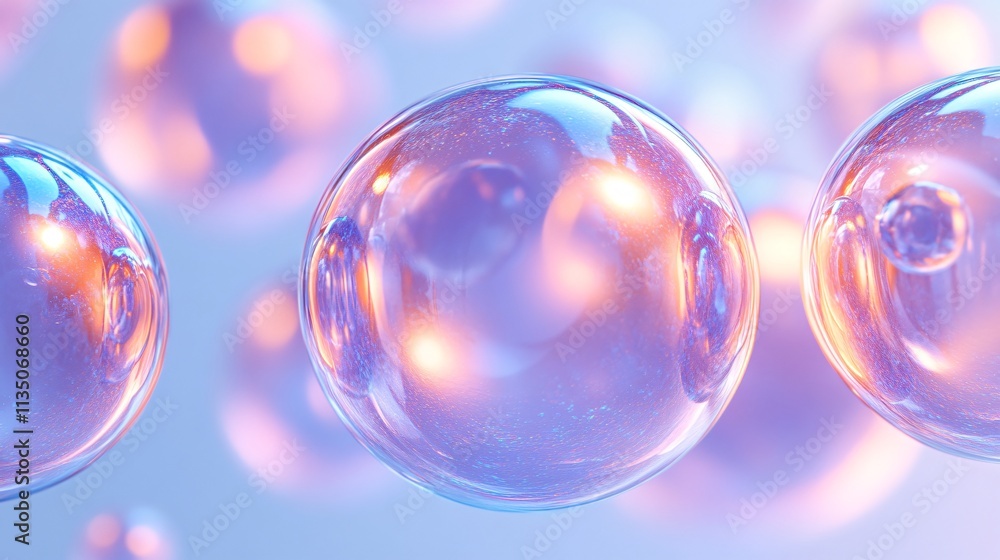 Pastel Bubbles Abstract Background Pastel Bubbles Abstract Background