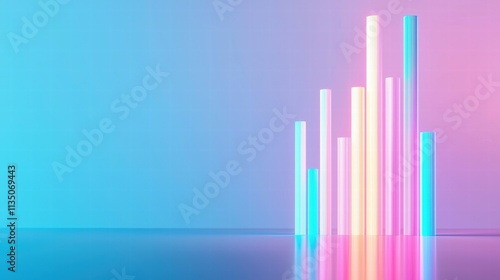 Wallpaper Mural Futuristic Business Intelligence Dashboard with Colorful Data Visualization Elements Torontodigital.ca