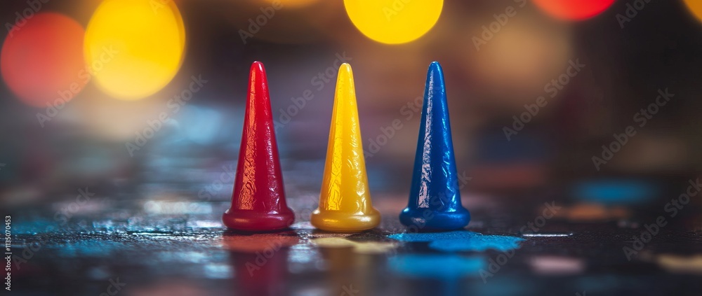 Colorful Pins on Colorful Pins on