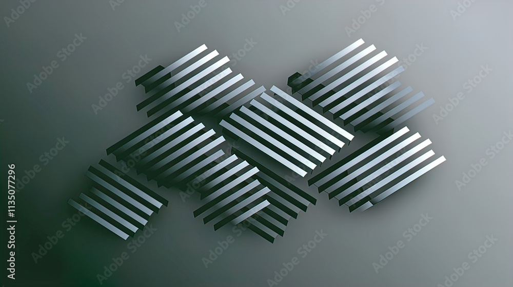 Abstract hexagonal lines on grey blue geometric background, technology Abstract hexagonal lines on grey blue geometric background, technology