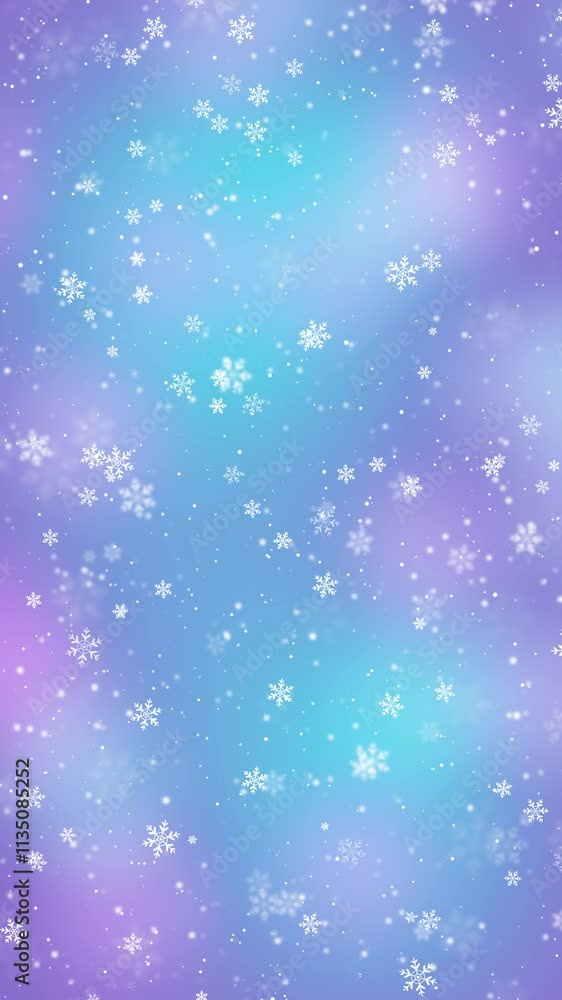 christmas motion background with snowflakes and shiny stars falling, winter pastel colors new year holiday vertical social media design element christmas motion background with snowflakes and shiny stars falling, winter pastel colors new year holiday vertical social media design element