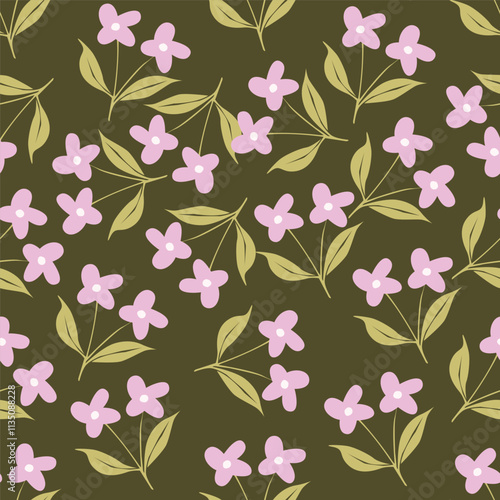 Floral seamless background - pattern for continuous replicate. See more seamless backgrounds in my portfolio