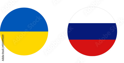 flag of Russia - isolated vector illustration