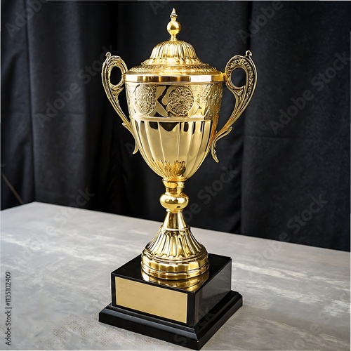 gold trophy cup