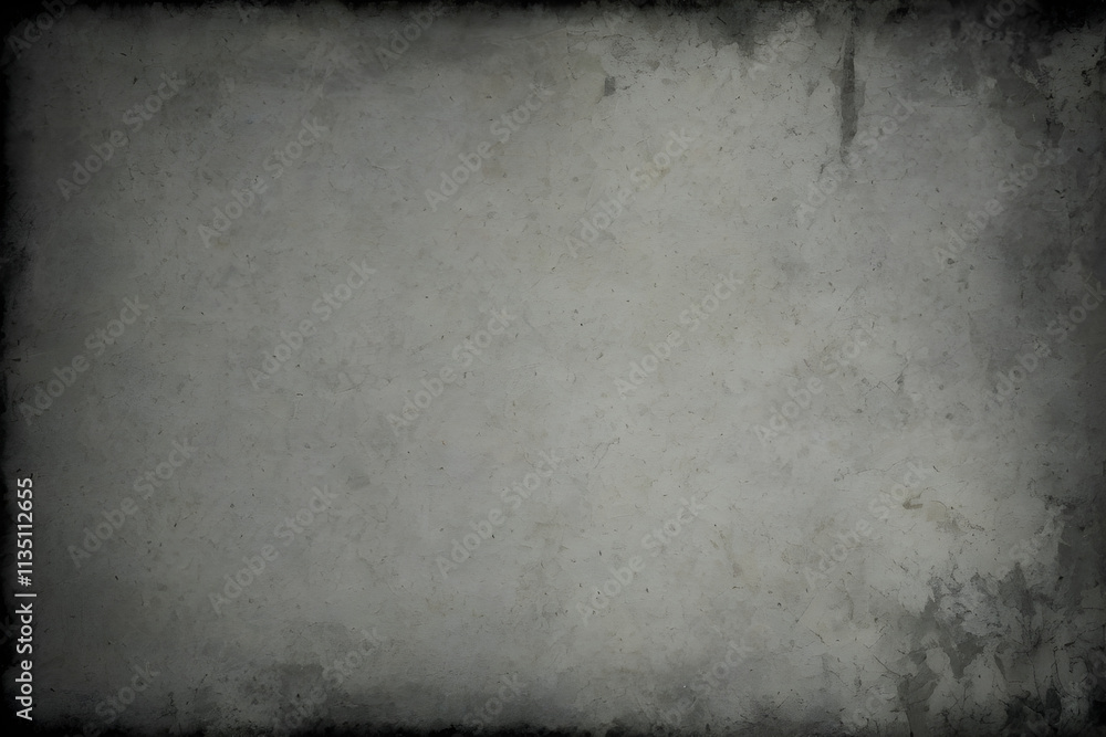 Fototapeta premium Dark grunge concrete wall background texture with vignette