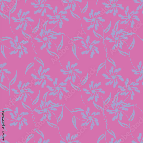 Floral seamless background - pattern for continuous replicate. See more seamless backgrounds in my portfolio